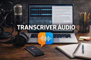 transcrever áudio